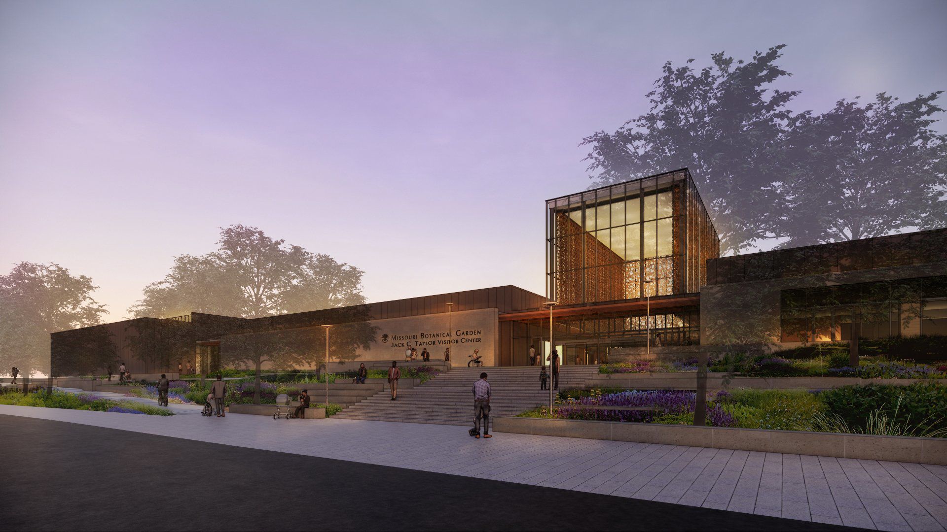 The Jack C. Taylor Visitor Center at the Missouri Botanical Garden